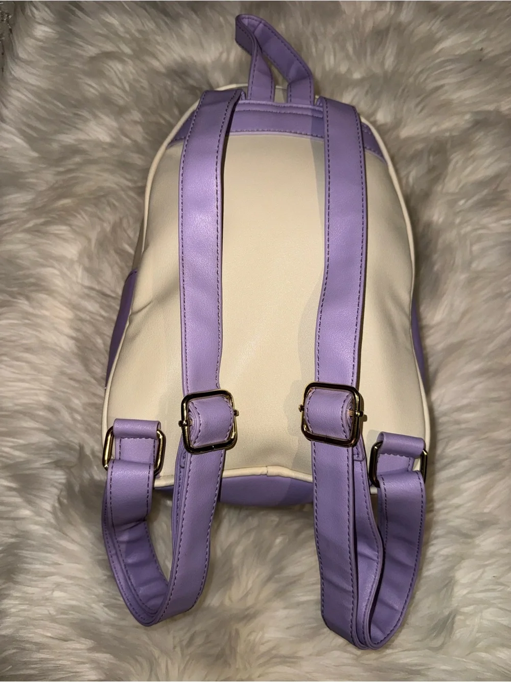 Kiki's Delivery Service Cream and Purple Cat Mini Backpack